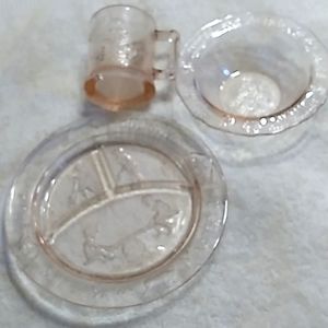 Mother Goose dish set